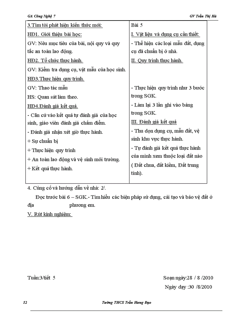 image for page Giao an cong nghe 7