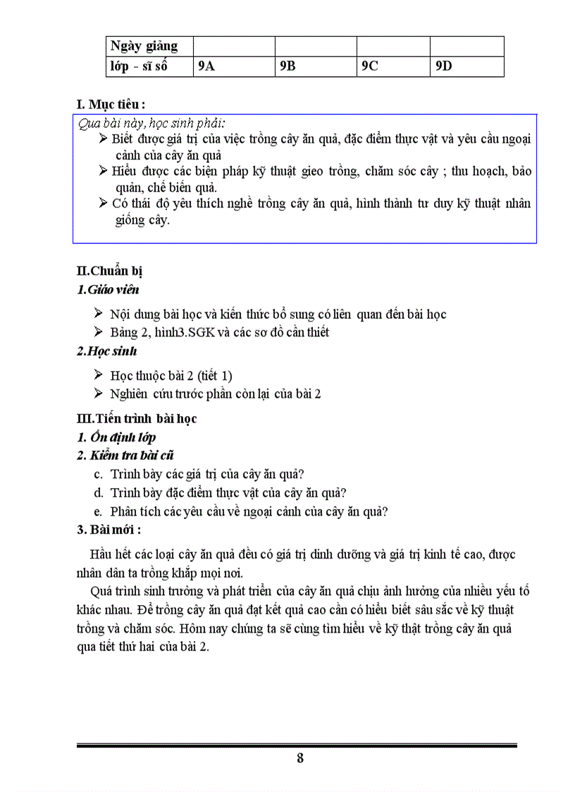 image for page Giáo án công nghệ 9 2010 2011