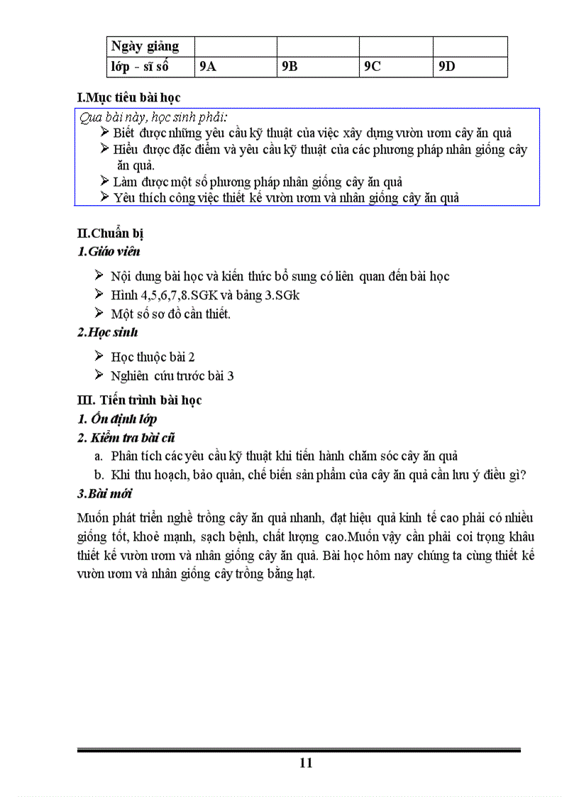 image for page Giáo án công nghệ 9 2010 2011