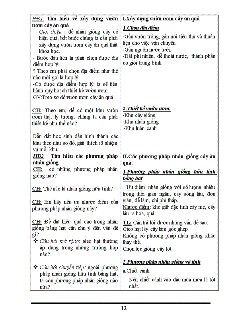 image for page Giáo án công nghệ 9 2010 2011