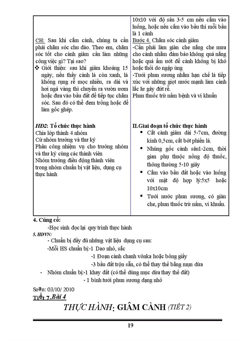 image for page Giáo án công nghệ 9 2010 2011