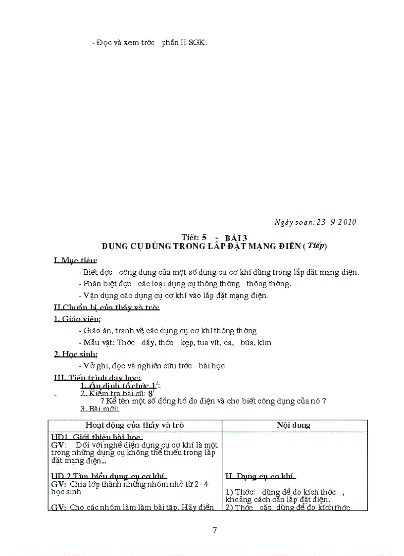 image for page Giao an cong nghe 9 day du 2010 2011