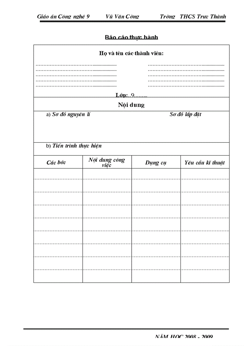 image for page Giáo án công nghệ 9 Điện