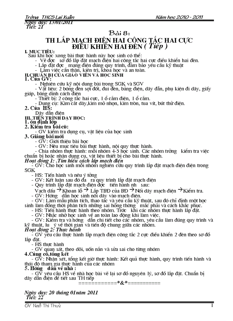 image for page Giao an Cong Nghe 9 Ky 2