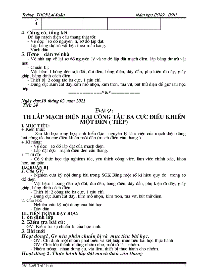 image for page Giao an Cong Nghe 9 Ky 2