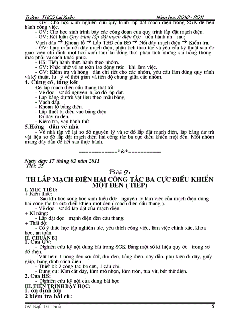 image for page Giao an Cong Nghe 9 Ky 2