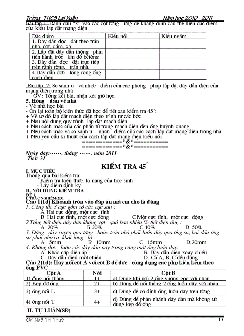 image for page Giao an Cong Nghe 9 Ky 2