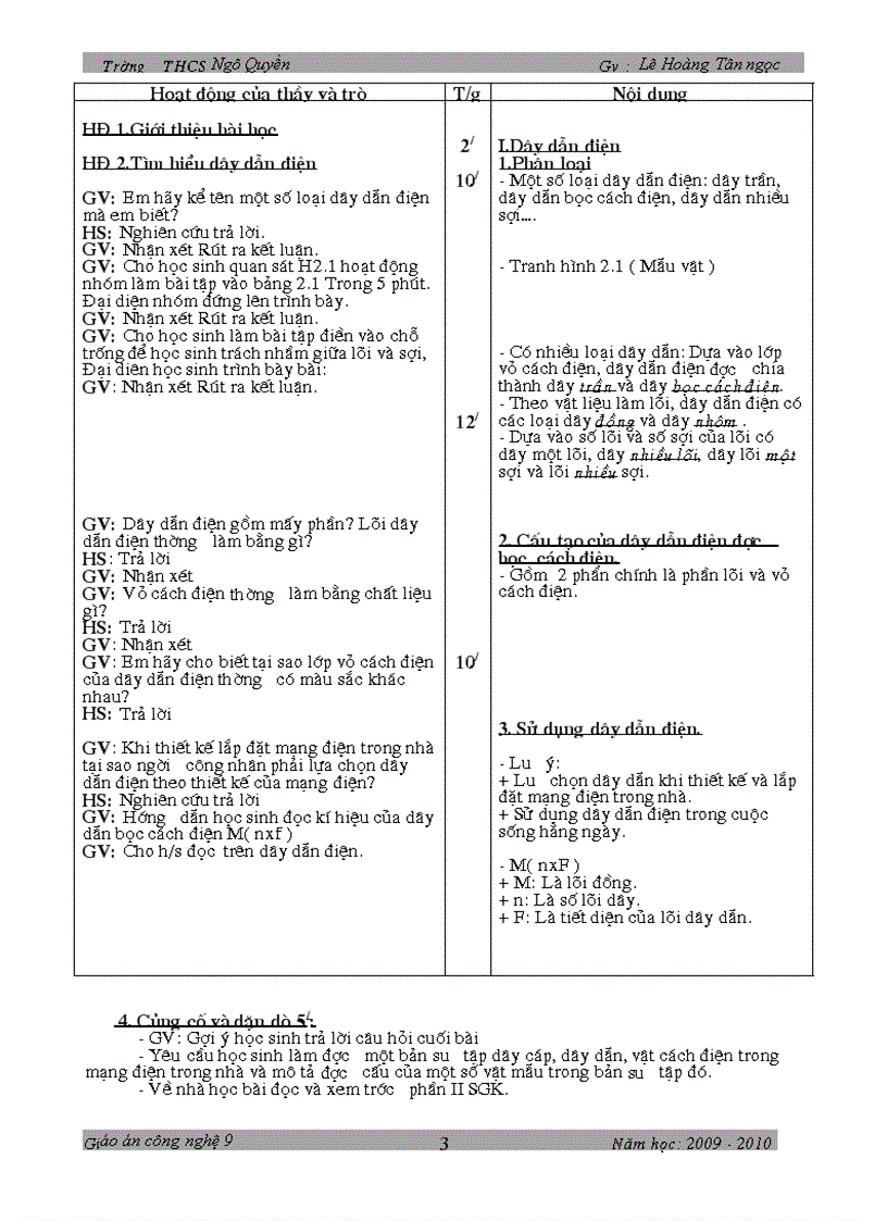 image for page Giao an cong nghe 9 lap dat dien 1