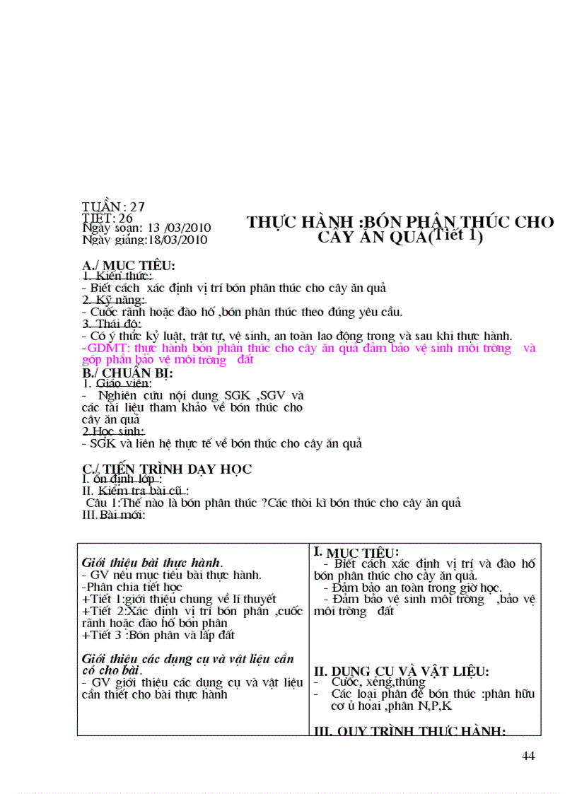 image for page Giao an cong nghe 9 trong trot 2010