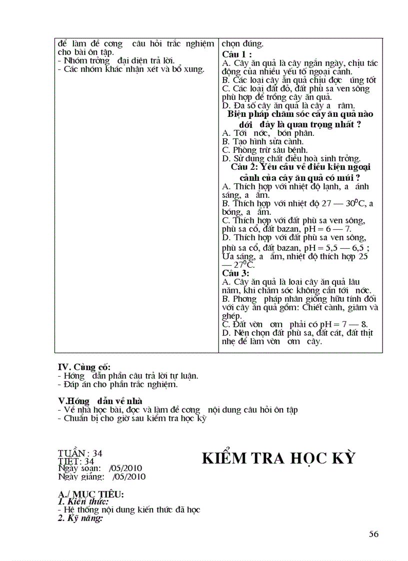 image for page Giao an cong nghe 9 trong trot 2010