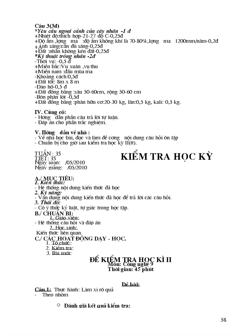 image for page Giao an cong nghe 9 trong trot 2010