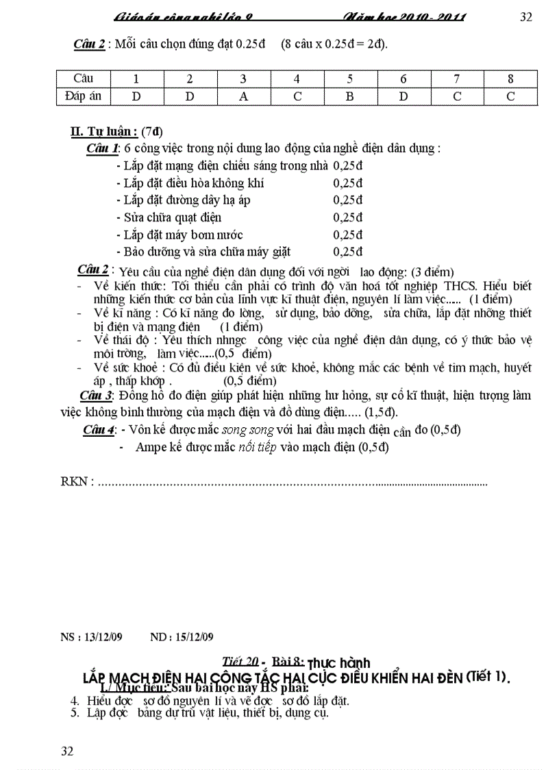 image for page Giao an Cong nghe 9 2010 2011 1