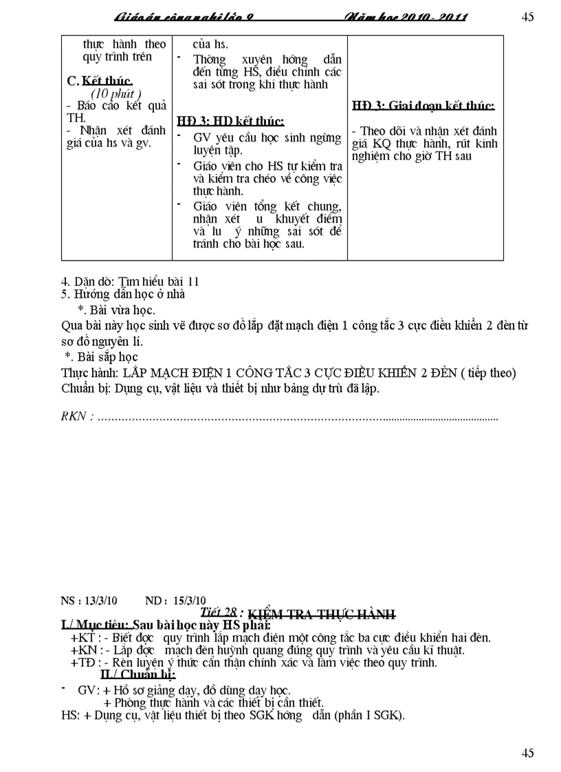 image for page Giao an Cong nghe 9 2010 2011 1