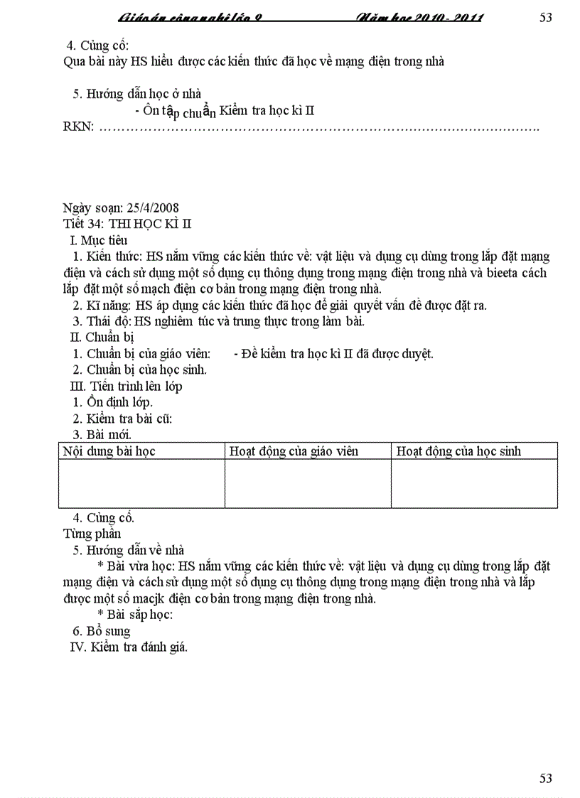 image for page Giao an Cong nghe 9 2010 2011 1