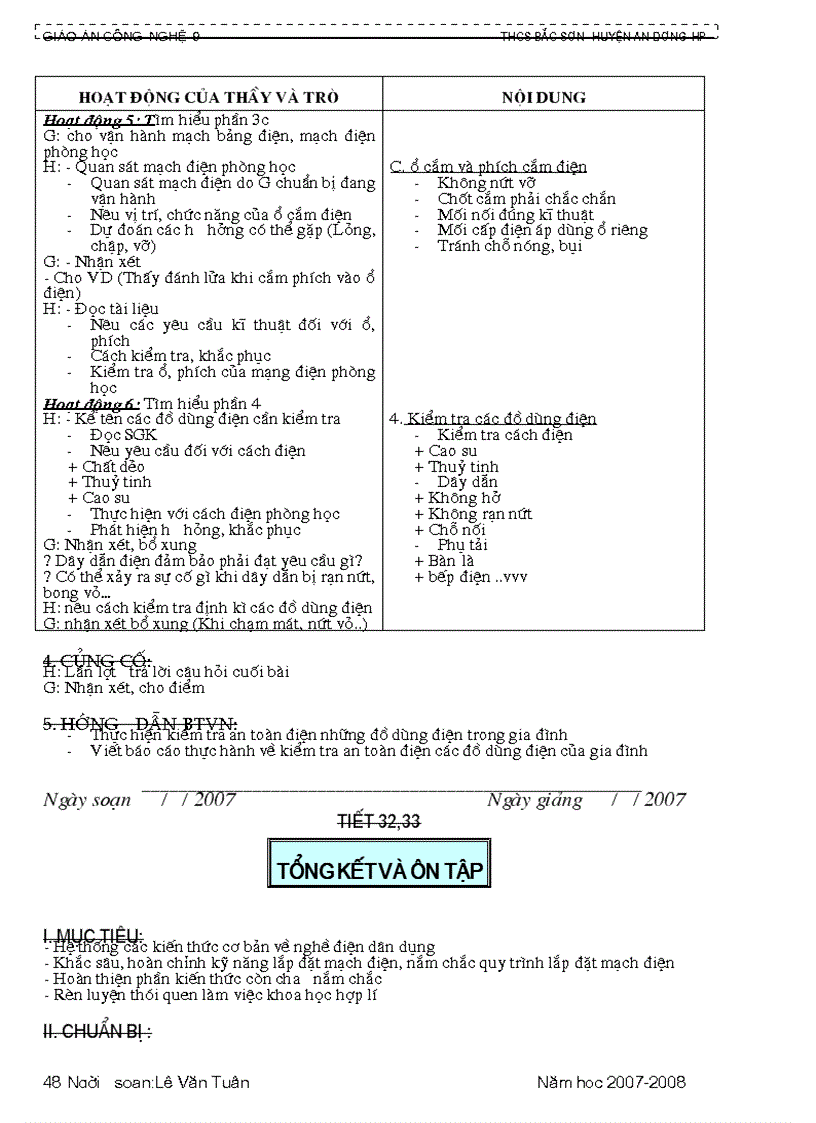 image for page Giao an Cong nghe 9 chuan 1