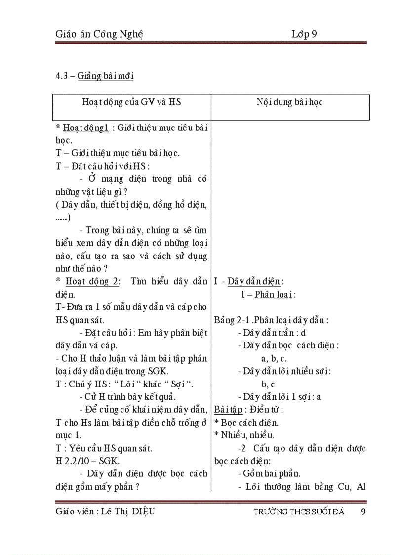 image for page Giao an cong nghe day du lop 9