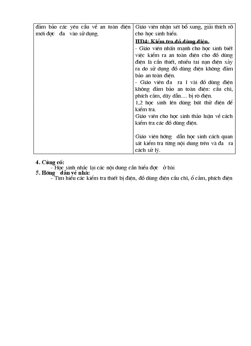 image for page Giáo án công nghệ lớp 9 lắp đặt mạng điện trong nhà