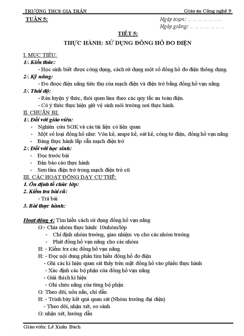 image for page Giao an cong nghe tich hop BVMT chuan da chinh sua 3 cot