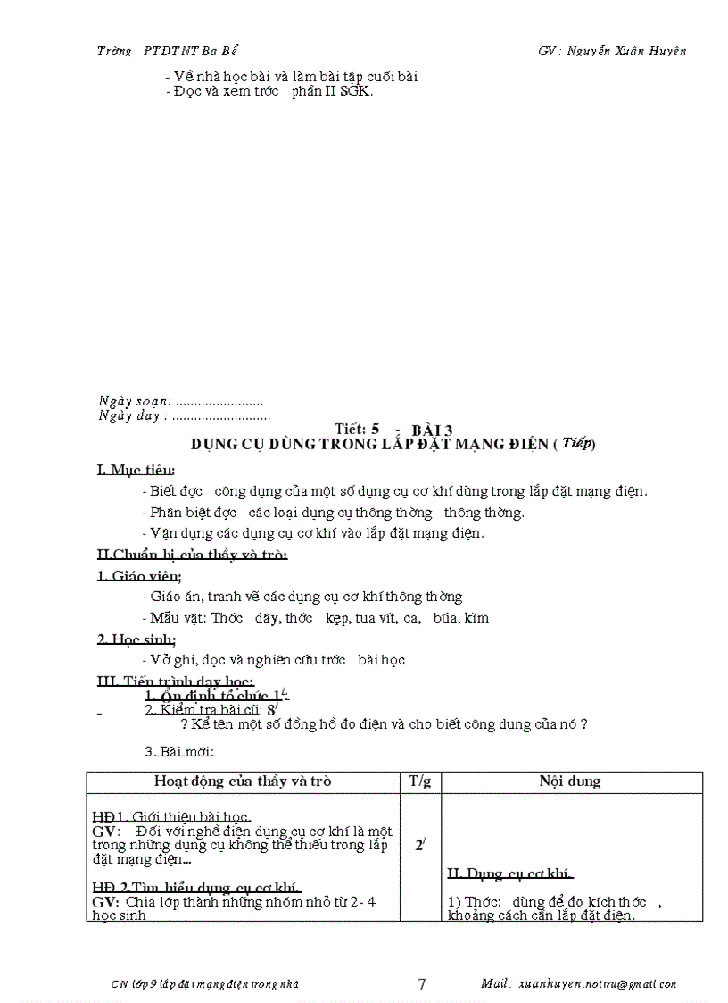 image for page Giao an cong nghi 9 lap dat dien