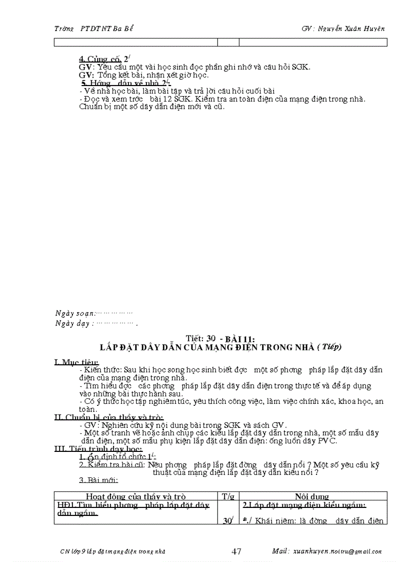 image for page Giao an cong nghi 9 lap dat dien