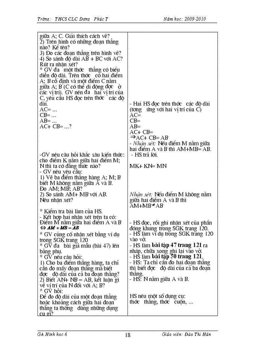 image for page Giáo án hình học 6