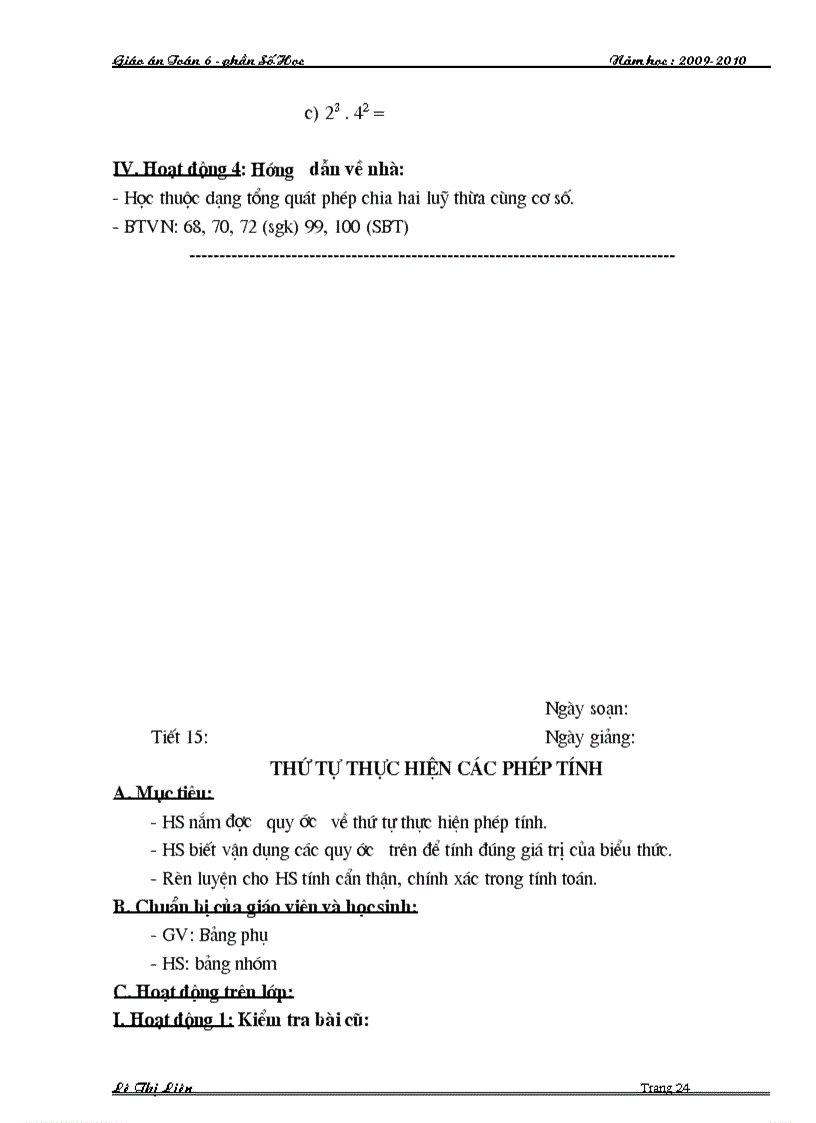 image for page Giao an toan 6 so hoc 1