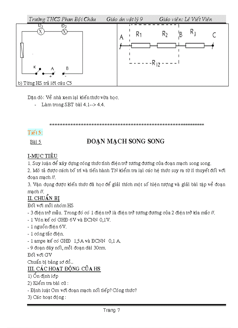 image for page Giáo án vật ly 9 có tích hợp Giáo dục bảo vệ môi trường