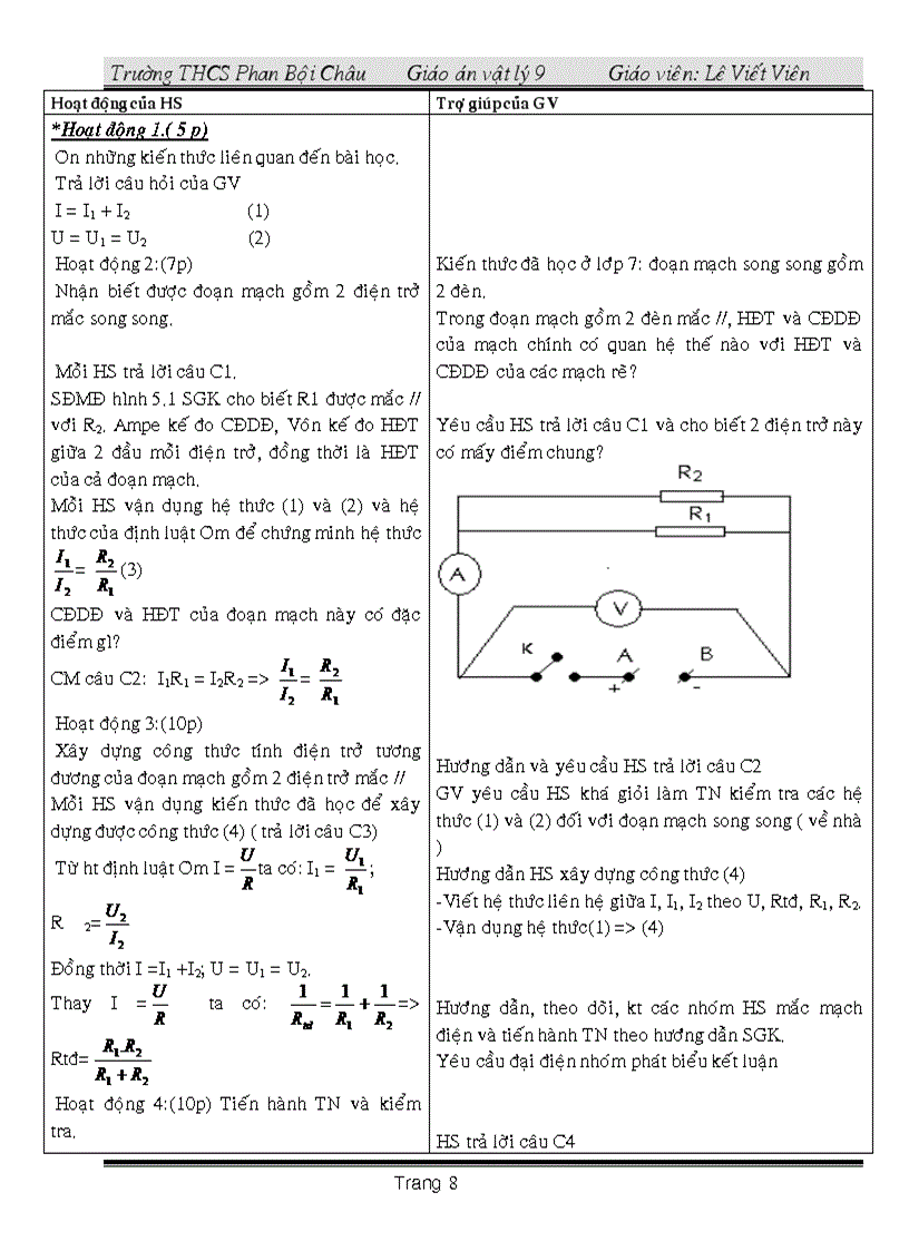 image for page Giáo án vật ly 9 có tích hợp Giáo dục bảo vệ môi trường