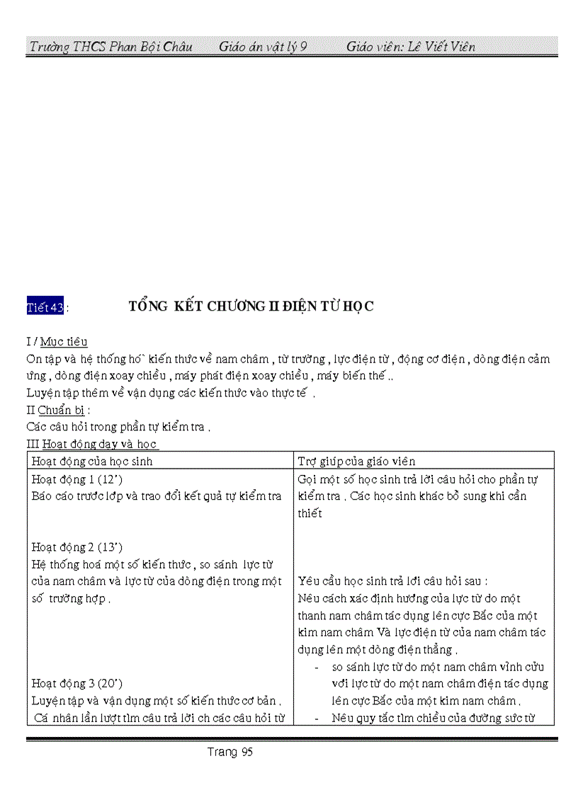 image for page Giáo án vật ly 9 có tích hợp Giáo dục bảo vệ môi trường