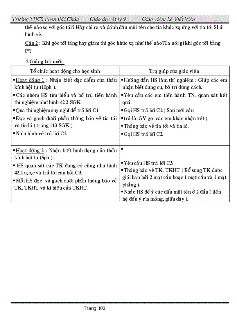 image for page Giáo án vật ly 9 có tích hợp Giáo dục bảo vệ môi trường