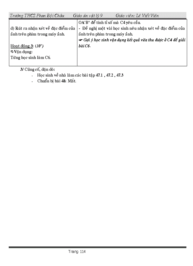 image for page Giáo án vật ly 9 có tích hợp Giáo dục bảo vệ môi trường