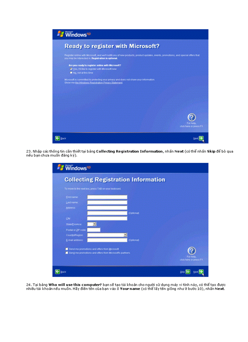 image for page Hướng dẫn Cách cài Windows XP doc
