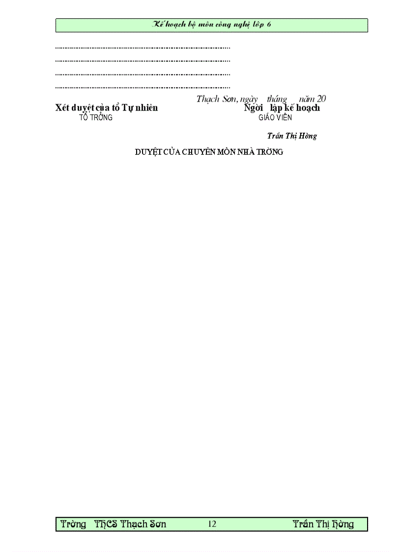 image for page Ke hoach bo mon cong nghe 6