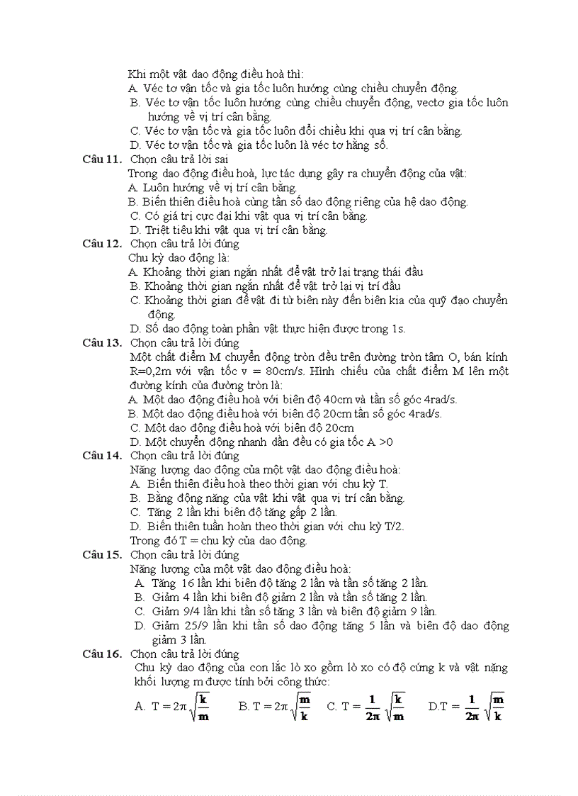 image for page 540 câu hỏi luyện thi DH môn Vật lí