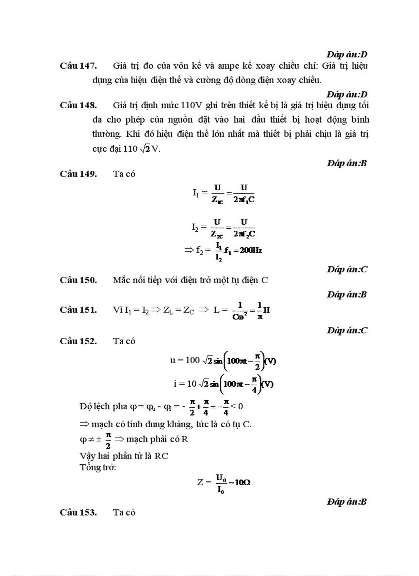 image for page 540 câu hỏi luyện thi DH môn Vật lí