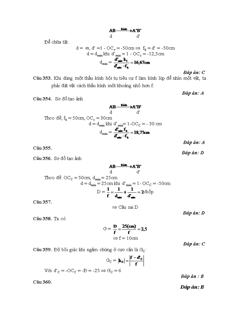 image for page 540 câu hỏi luyện thi DH môn Vật lí