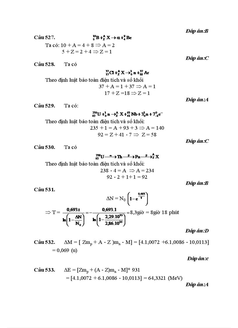 image for page 540 câu hỏi luyện thi DH môn Vật lí