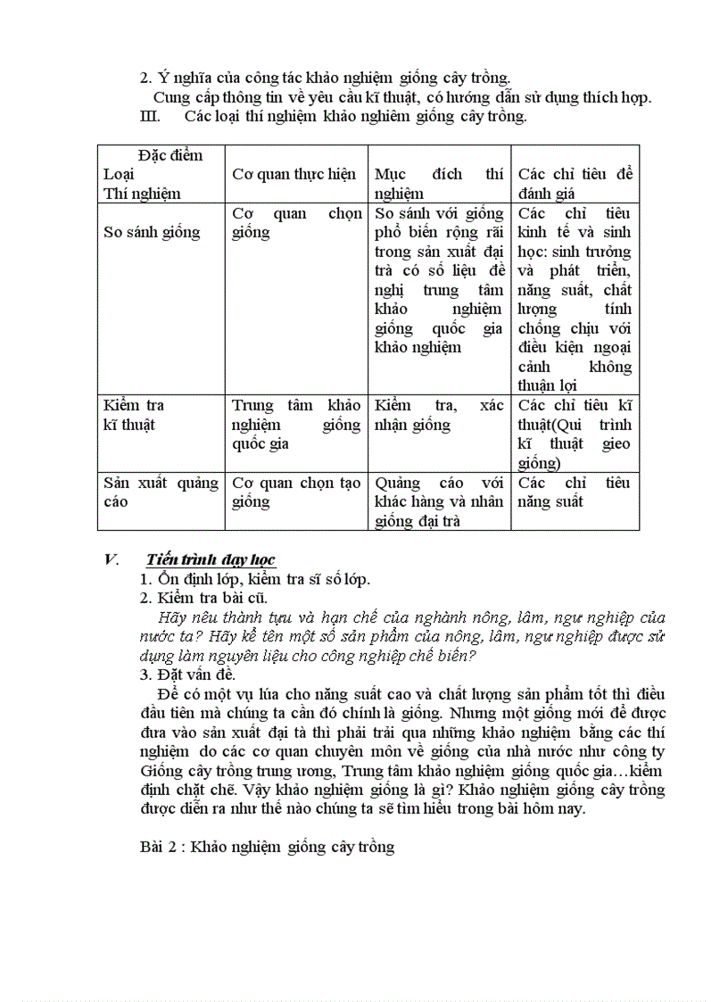 image for page Bài 2 công nghệ 10