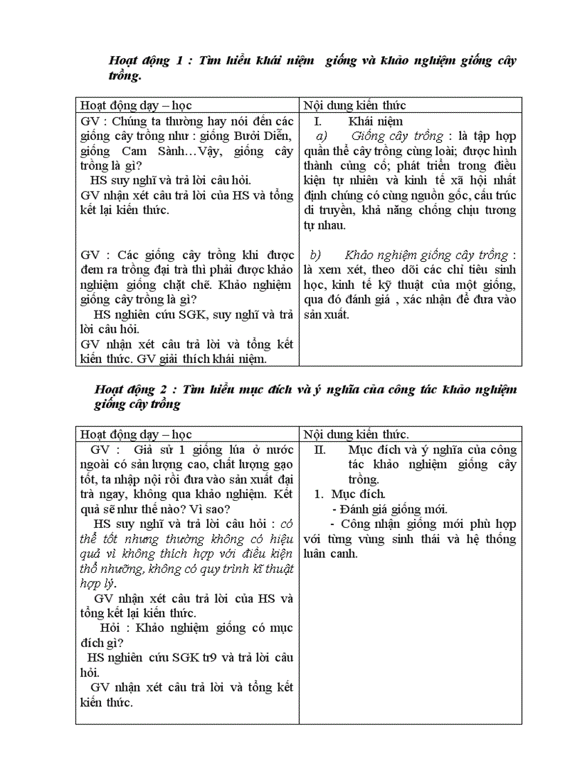 image for page Bài 2 công nghệ 10