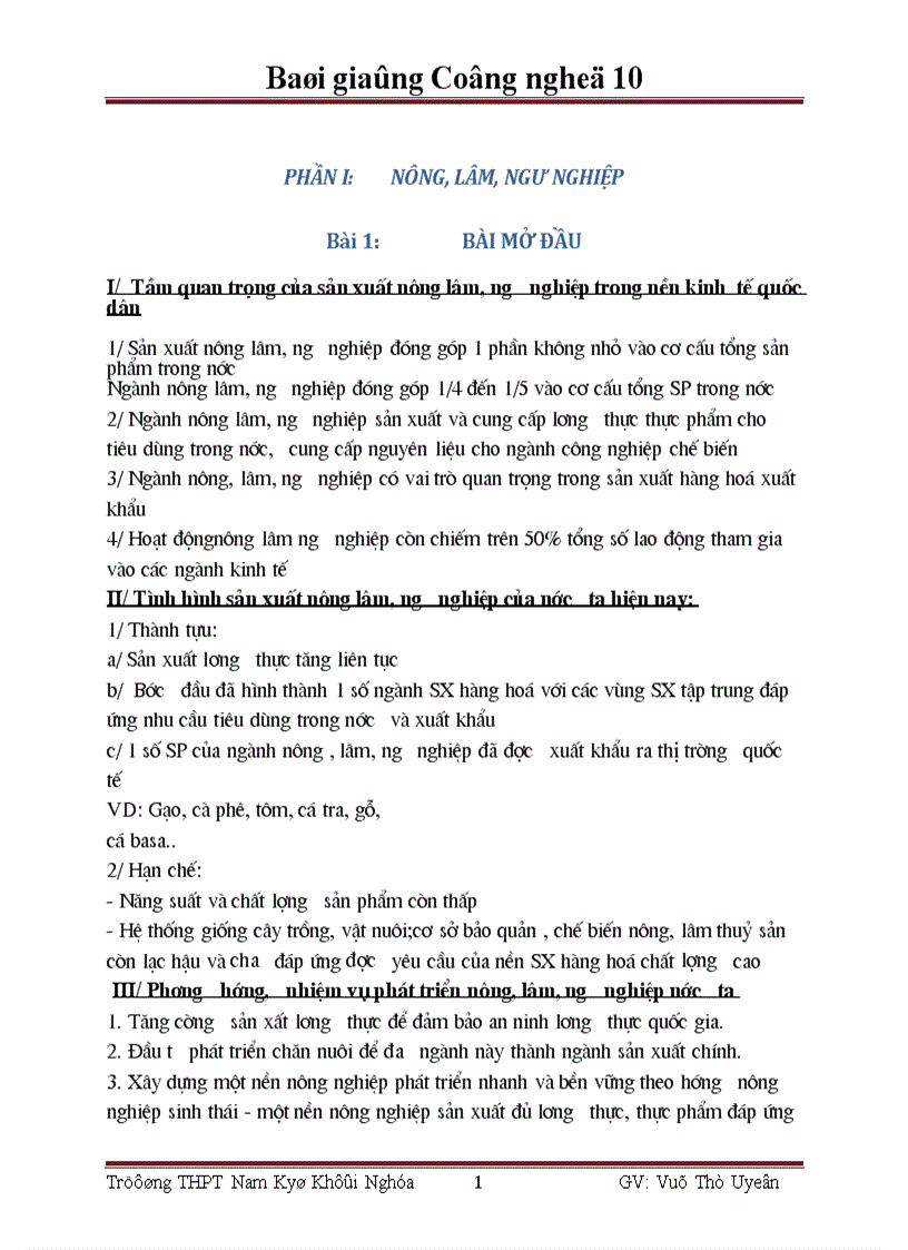 image for page Bai giang cong nghe 10