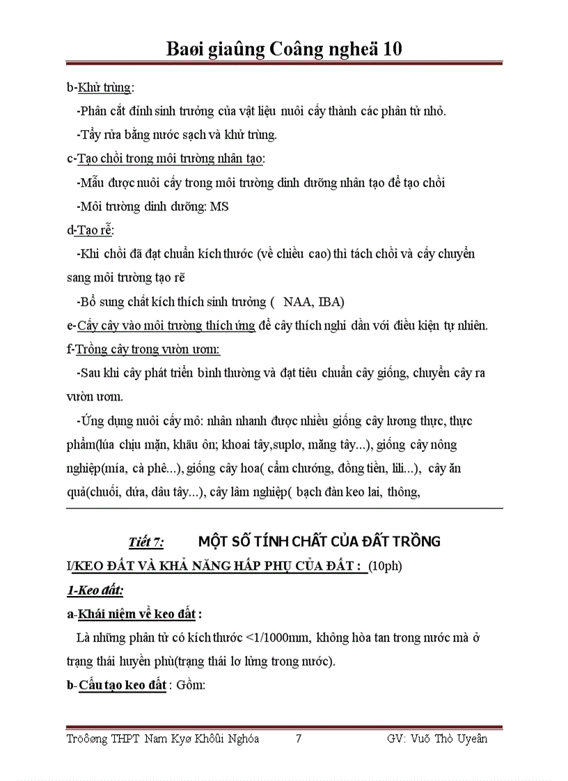 image for page Bai giang cong nghe 10