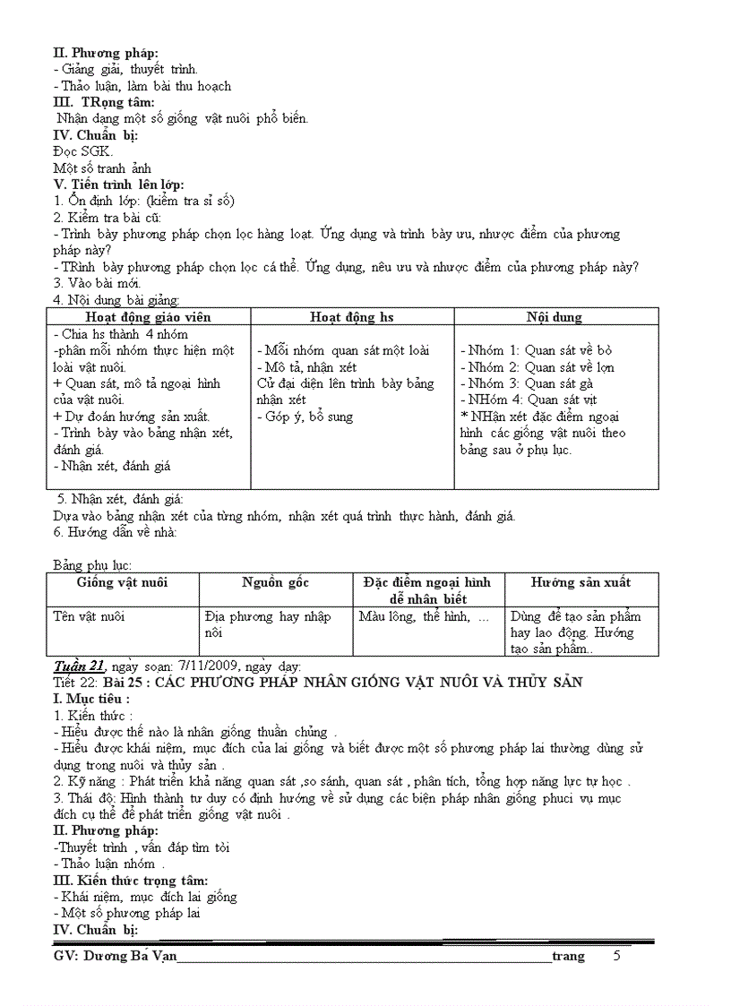 CN10 HK II năm học 08 09