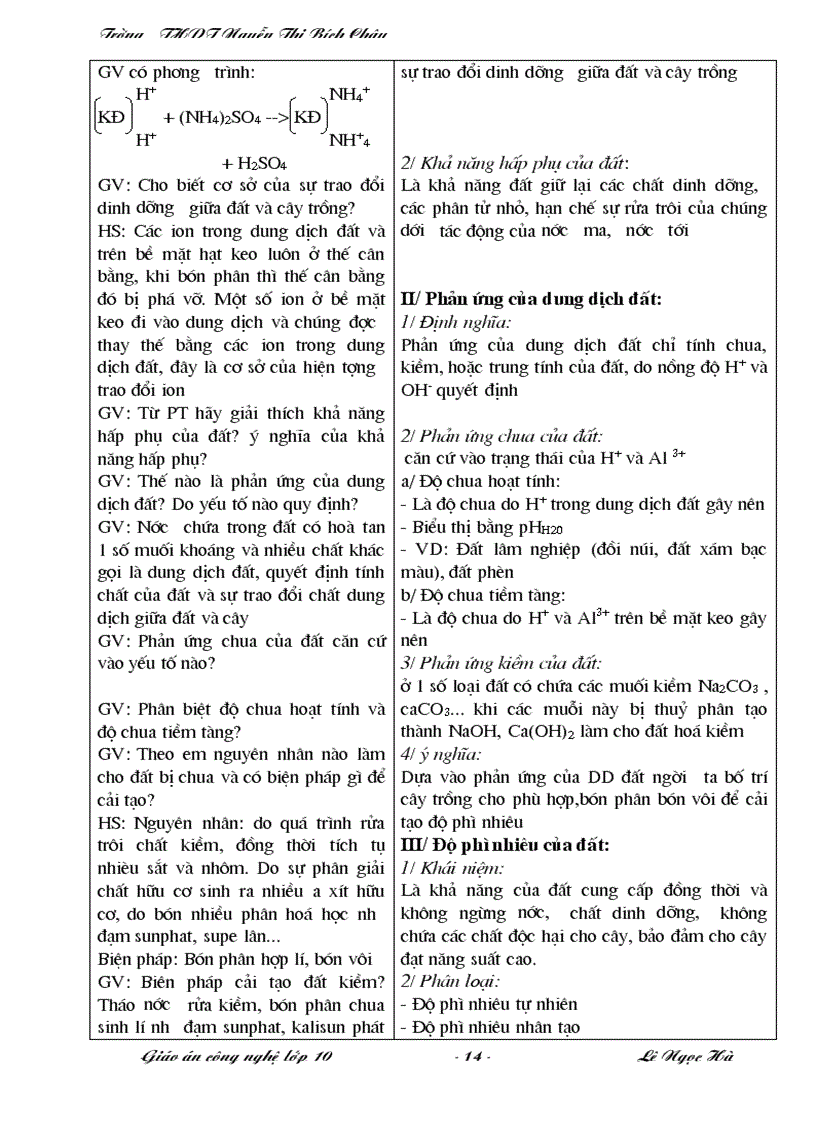 image for page Giáo án công nghệ 10 cực hay