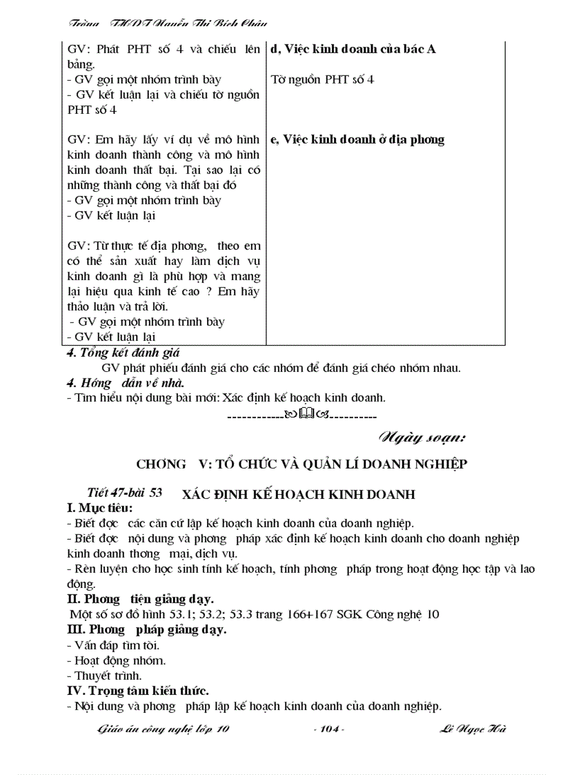 image for page Giáo án công nghệ 10 cực hay