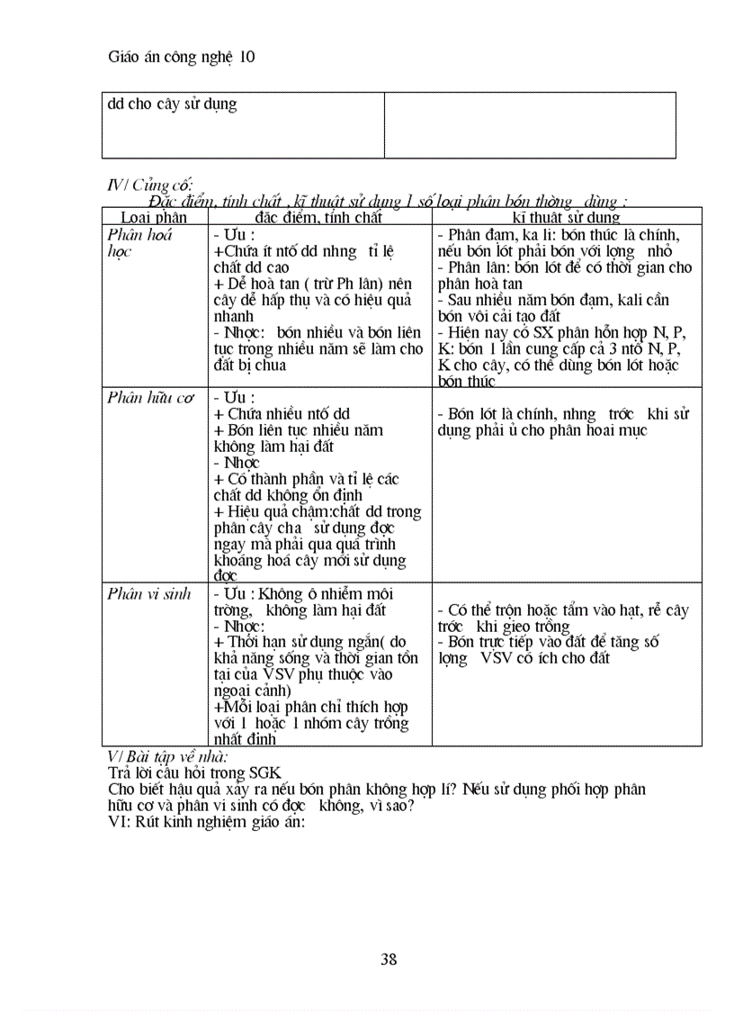 image for page Giao an cong nghe 10 full