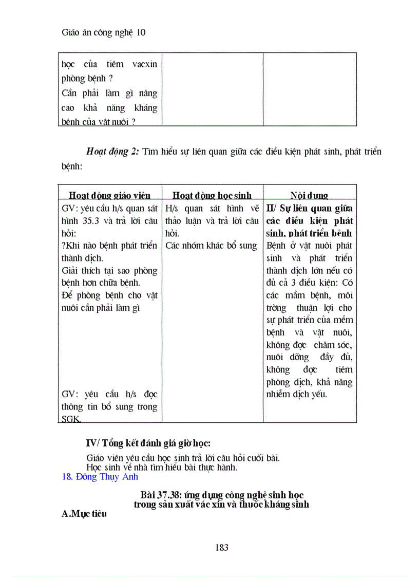 image for page Giao an cong nghe 10 full