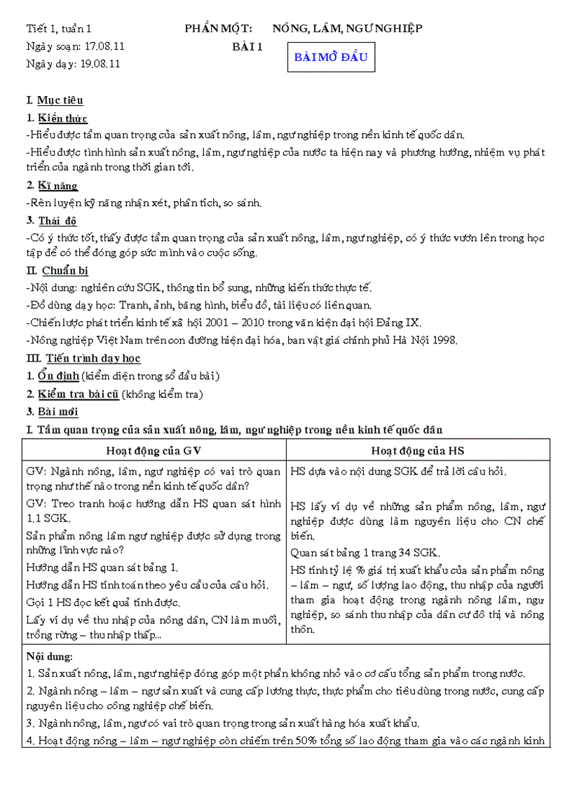 image for page Giáo án công nghệ 10 từ tiết 1 đến tiết 6