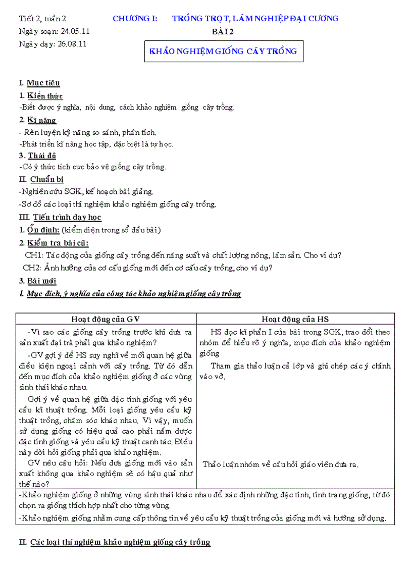 image for page Giáo án công nghệ 10 từ tiết 1 đến tiết 6