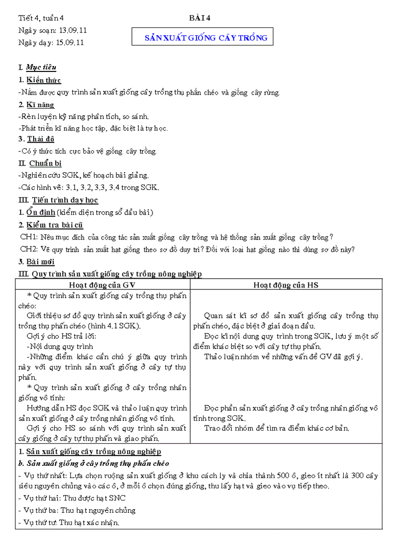 image for page Giáo án công nghệ 10 từ tiết 1 đến tiết 6