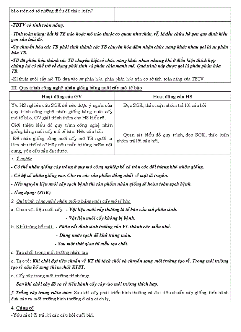 image for page Giáo án công nghệ 10 từ tiết 1 đến tiết 6